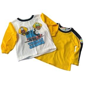 Thomas & Friends size 24 m 2t y2k vintage long sleeve train Graphic T-Shirt